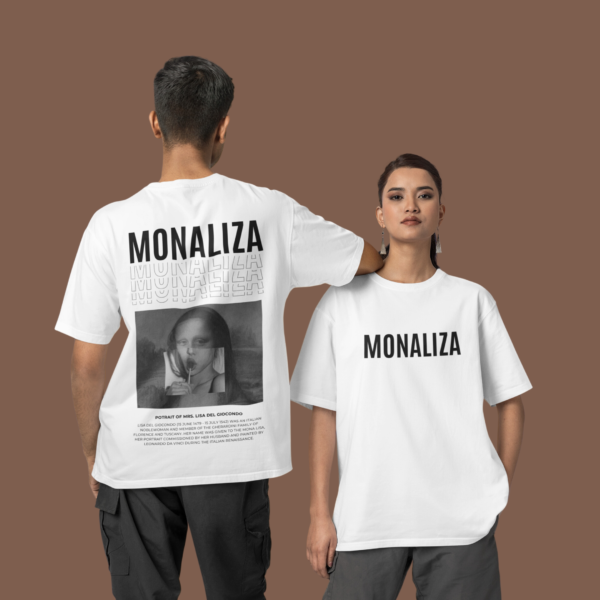 Monaliza White Oversized Tshirt