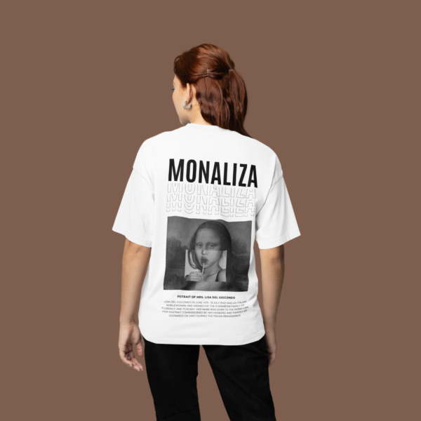 Monaliza White Oversized Tshirt