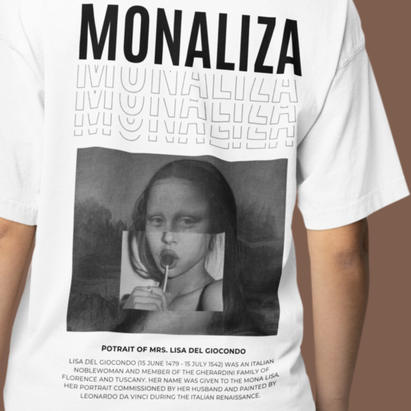 Monaliza White Oversized Tshirt