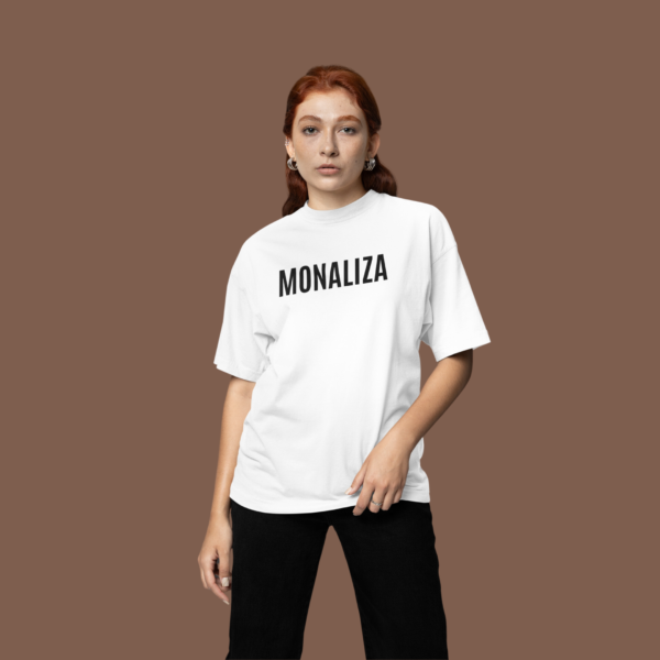 Monaliza White Oversized Tshirt