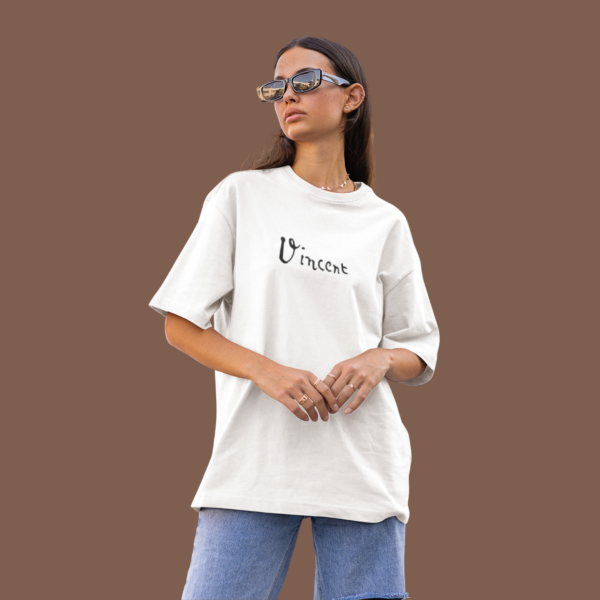 Vincent White Oversized Tshirt