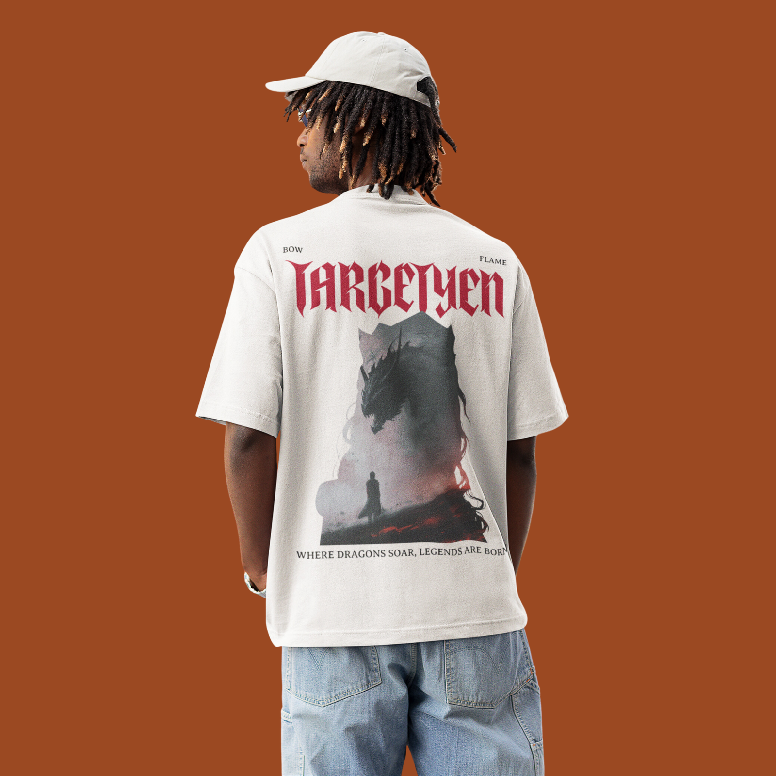 Targaryen Dragon Oversized Tshirt